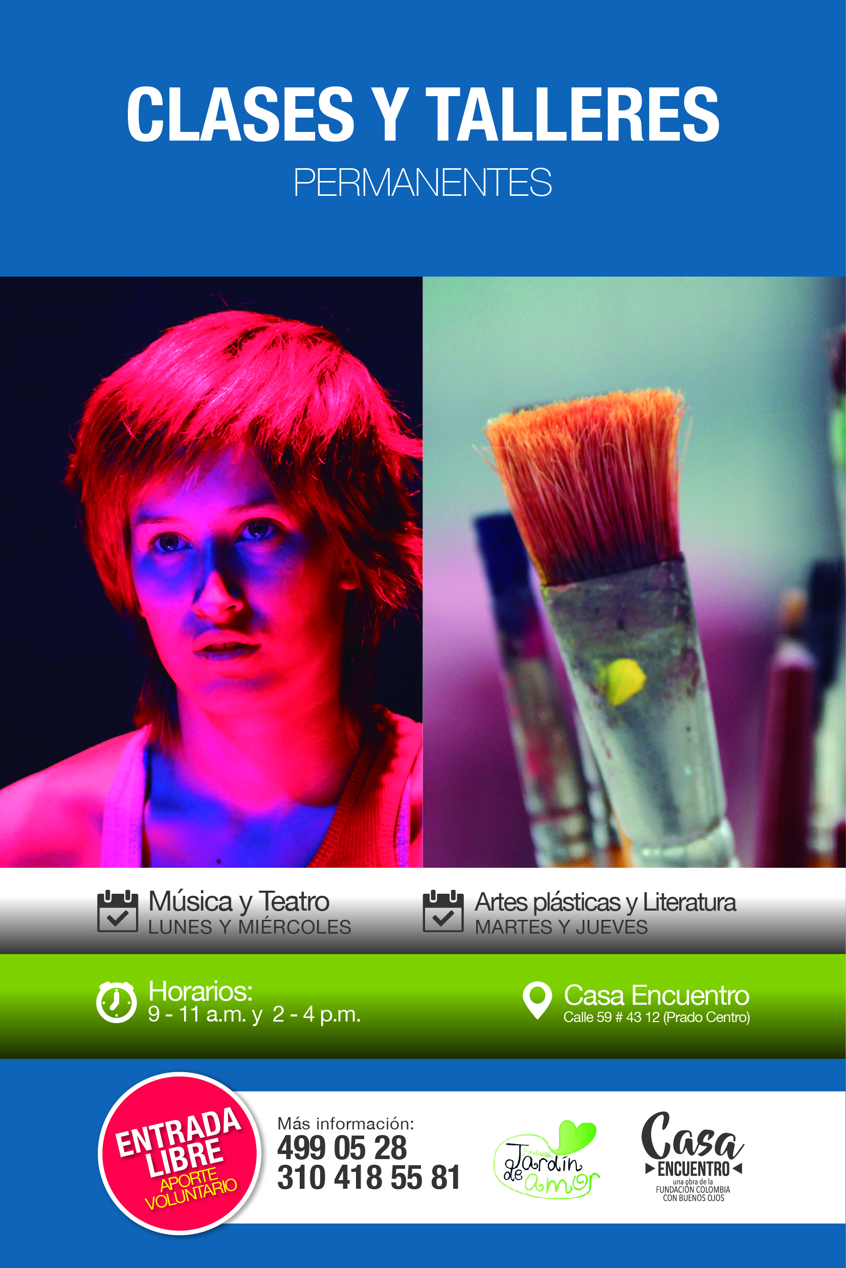 Clases y Talleres permanentes